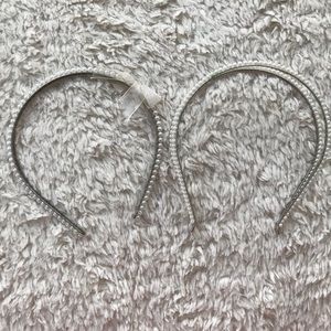 Bundle of Two Faux Pearl Headbands